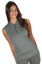 Aubrion Ladies Poise Sleeveless Tech Polo - Olive - Side