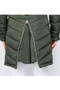 Coldstream Ladies Branxton Long Quilted Coat in Fern Green - Back Zip Detail