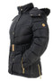 Coldstream Ladies Cornhill Quilted Coat in Black - side