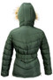 Coldstream Ladies Cornhill Quilted Coat in Fern Green - back