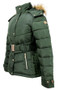 Coldstream Ladies Cornhill Quilted Coat in Fern Green - side