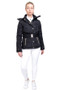 Coldstream Ladies Cornhill Quilted Coat in Black - front