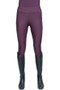 Coldstream Ladies Ednam Riding Tights in Mulberry Purple - front