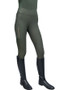 Coldstream Ladies Ednam Riding Tights in Fern Green - front/side
