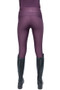 Coldstream Ladies Ednam Riding Tights in Mulberry Purple - back