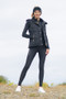 Coldstream Ladies Ednam Riding Tights in Black - front lifestyle