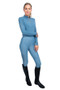 Coldstream Ladies Ednam Riding Tights in Slate Blue - front