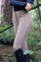 Coldstream Ladies Kilham Full Seat Competition Breeches in Taupe - Front