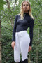 Coldstream Ladies Kilham Full Seat Competition Breeches in White- Front