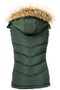 Coldstream Ladies Leitholm Quilted Gilet in Fern Green - Back