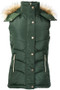 Coldstream Ladies Leitholm Quilted Gilet in Fern Green - Front Detail