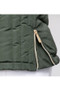 Coldstream Ladies Leitholm Quilted Gilet in Fern Green - Back Zip Detail