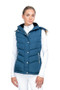 Coldstream Ladies Leitholm Quilted Gilet in Cool Slate Blue - Front