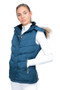 Coldstream Ladies Leitholm Quilted Gilet in Cool Slate Blue - Front