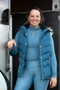 Coldstream Ladies Leitholm Quilted Gilet in Cool Slate Blue - Front Lifestyle