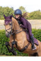 Coldstream Youth Next Generation Ednam Riding Tights in Mulberry Purple - lifestyle Side