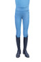 Coldstream Youth Next Generation Ednam Riding Tights in Slate Blue -  front