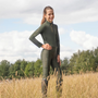 Coldstream Childrens Next Generation Ednam Riding Tights in Fern