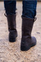 Toggi Hartpury Safety Boots - Chocolate - Back