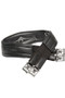 Kieffer Ultrasoft Long Leather Girth in black