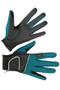 Woof Wear Vision Riding Gloves - Black/Ocean - Front