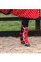 Supreme Products Dotty Fleece Boots in Rosette Red