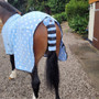 Supreme Products Dotty Fleece Tail Guard in Beautiful Blue