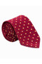 Supreme Products Youth Show Tie in Burgundy/Gold Diamonds