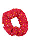 Supreme Products Show Scrunchie in Red/Gold diamonds