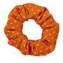 Supreme Products Show Scrunchie in Orange/Gold diamonds
