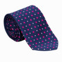 Supreme Products Show Tie in Navy/Pink Diamonds
