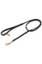 Digby & Fox Padded Leather Dog Lead - Black