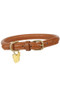 Digby & Fox Rolled Leather Dog Collar - Tan