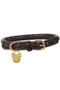 Digby & Fox Rolled Leather Dog Collar - Brown