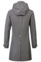 Covalliero Ladies Raincoat in Light Graphite-Back