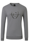 Covalliero Ladies Sweater in Light Graphite-Front