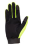 Hy Equestrian Absolute Fit Riding Glove in Reflective Yellow - palm