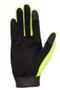 Hy Equestrian Absolute Fit Riding Glove in Reflective Yellow - palm