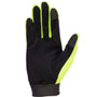 Hy Equestrian Absolute Fit Riding Glove in Reflective Yellow - palm