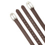LeMieux Arika Stirrup Leathers in Havana - Strap and buckle detail