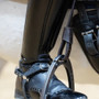 LeMieux Vector Close Contact Stirrup Leathers - Brown - Lifestyle