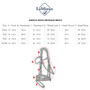 LeMieux Arika Dressage Bridle - Size Guide