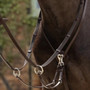 LeMieux Kudos Running Martingale - Havana/Silver