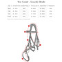 LeMieux Arika Grackle Bridle - Size Guide