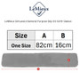 LeMieux Faux Lambswool GP Slip On Girth Sleeve - Size Guide