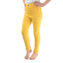 Hy Equestrian Childrens Melton Jodhpurs in Canary Yellow - front