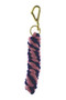 Hy Two Tone Twisted Leadrope in Navy/Pink