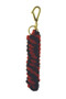 Hy Two Tone Twisted Leadrope in Red/Black