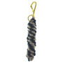 Hy Two Tone Twisted Leadrope in Navy/Silver