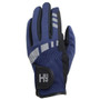 Hy Equestrian Extreme Reflective Softshell Gloves in Navy - front